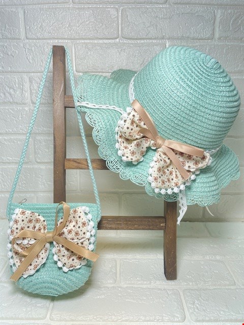 ست کلاه ساحلی و کیف