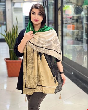 شال نخی آبرنگی