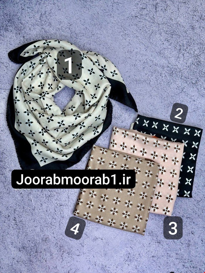 مینی اسکارف حاشیه دار 