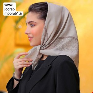 مینی اسکارف تم قهوه ای روشن