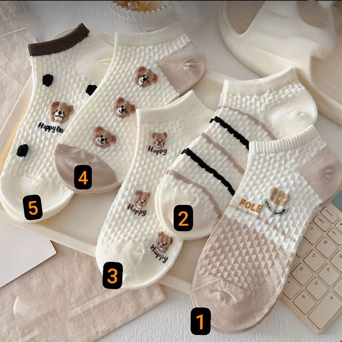 جوراب مچی زنانه صدفی