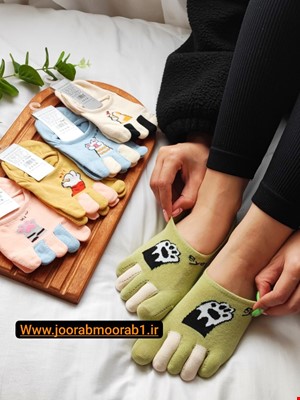 جوراب انگشتی فانتزی وارداتی