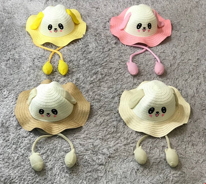 کلاه حصیری پمپی