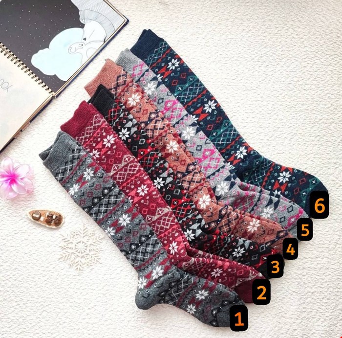 جوراب زیر زانو پشمی coco