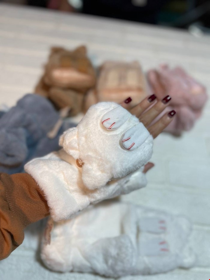 دستکش نیم پنجه کلاهدار وارداتی