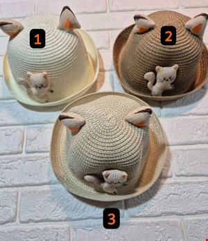 کلاه حصیری عروسکی