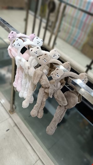 گوشبند پمپی خرسی وارداتی صدا دار