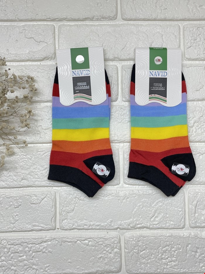 جوراب مچی رنگین کمان